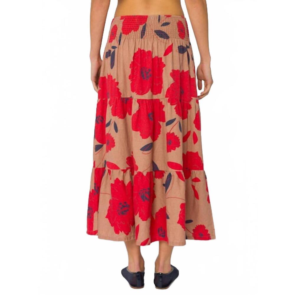 NEW VELVET HEART roseanna maxi skirt - plus in beige - Picture 3 of 4